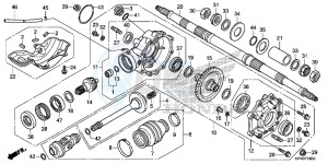 TRX420FPED TRX420 Europe Direct - (ED) drawing REAR FINAL GEAR