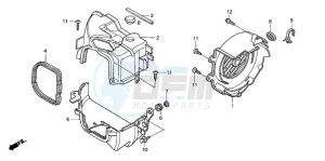 SCV100F LEAD drawing SHROUD/FAN COVER