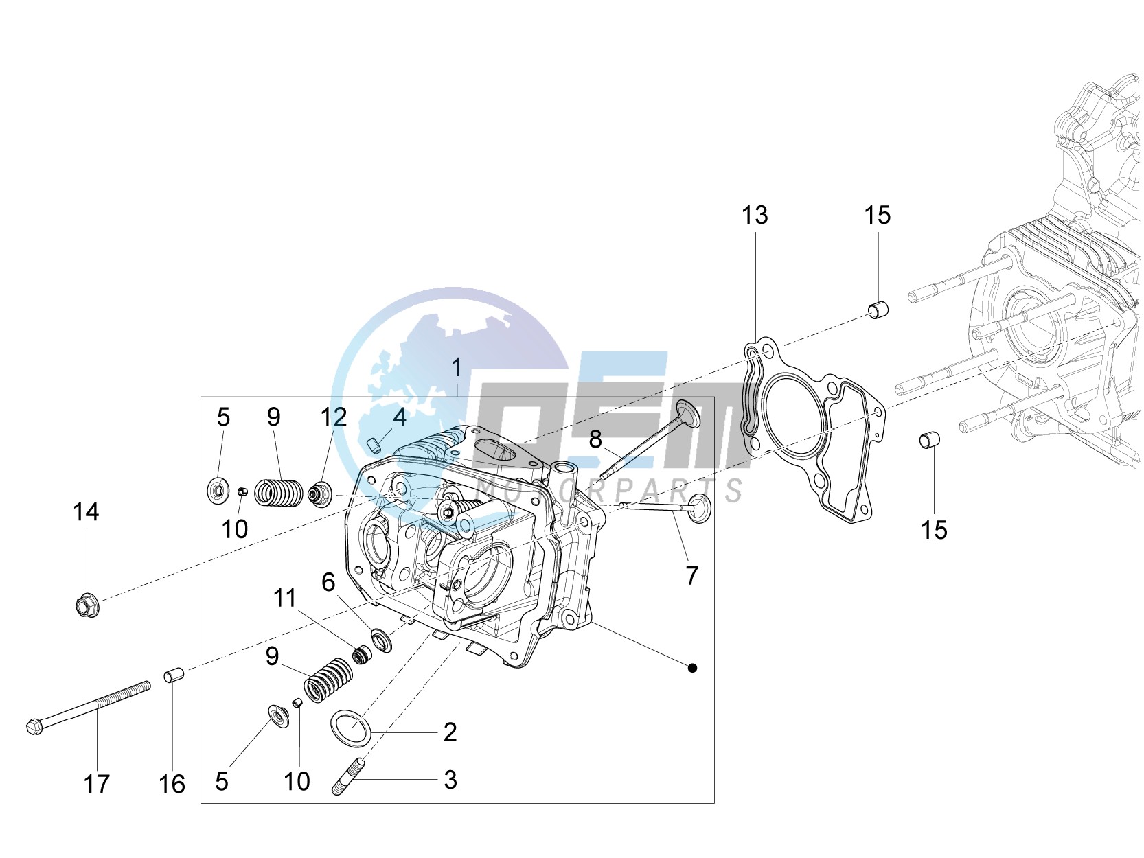 Cilinder head unit - Valve