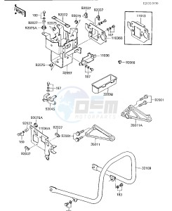 KZ 750 K [LTD BELT] (K1-K2 K2 CAN ONLY) [LTD BELT] drawing BATTERY CASE_TOOL CASE