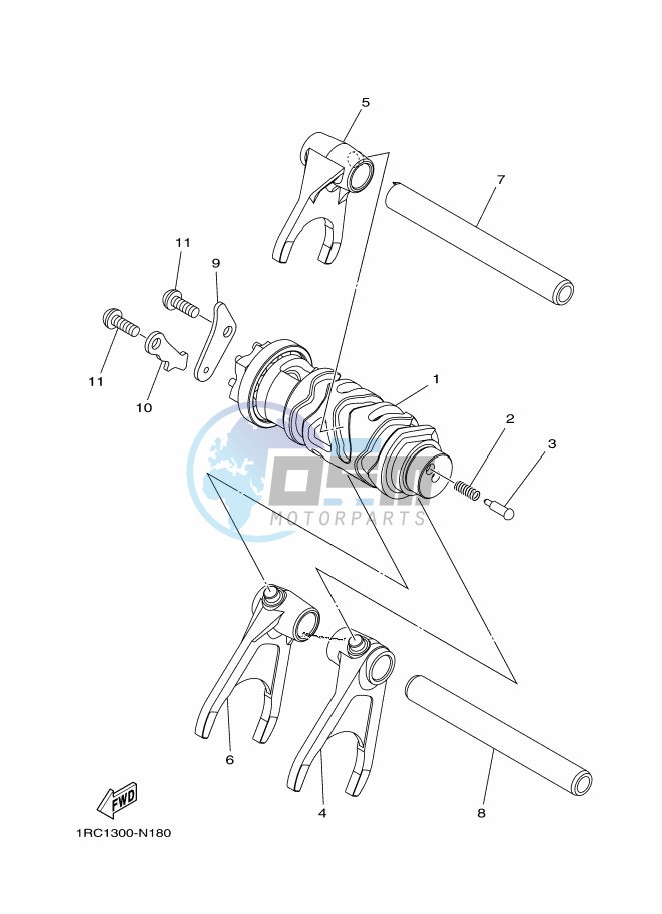 SHIFT CAM & FORK