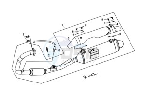 WOLF 250EFI drawing EXHAUST