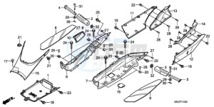 FES1259 UK - (E / MKH 3E) drawing FLOOR PANEL/CENTER COVER