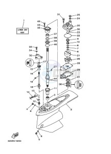 D150H drawing PROPELLER-HOUSING-AND-TRANSMISSION-1