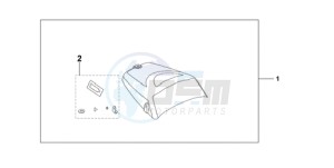 CBF1000SA Europe Direct - (ED / ABS) drawing SEAT COWL*NHA48M*