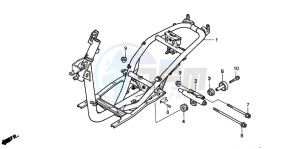 SFX50S drawing FRAME BODY