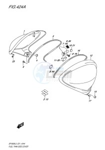 SFV 650 ABS GLADIUS EU drawing FUEL TANK SIDE COVER