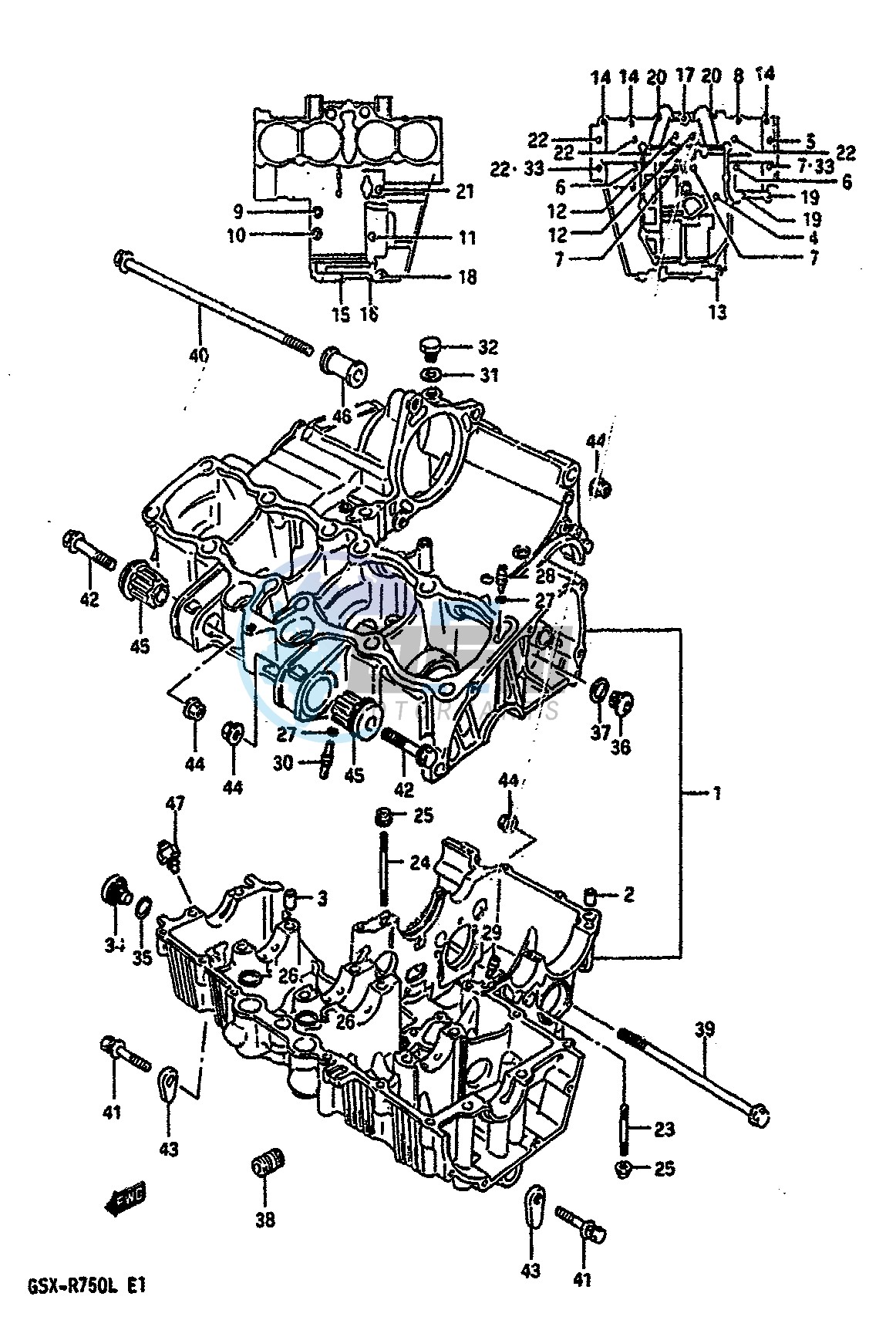 CRANKCASE (MODEL L)