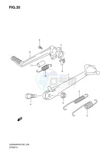 GSX650F (E2) Katana drawing STAND