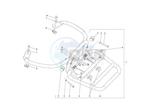 LX 150 4T ie Touring drawing Rear luggage rack