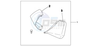 NSC110MPDC drawing KNUCKLE VISOR SET