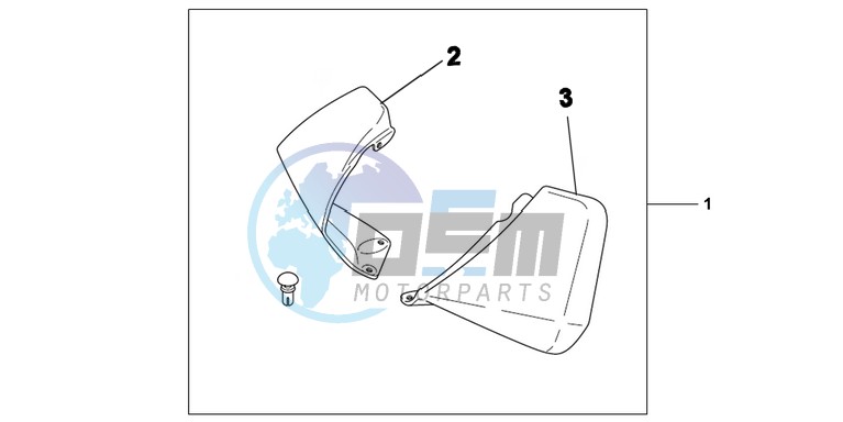 KNUCKLE VISOR SET