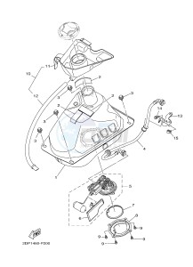 GPD125A GPD125-A NMAX125 (2DS1 2DS5) drawing FUEL TANK