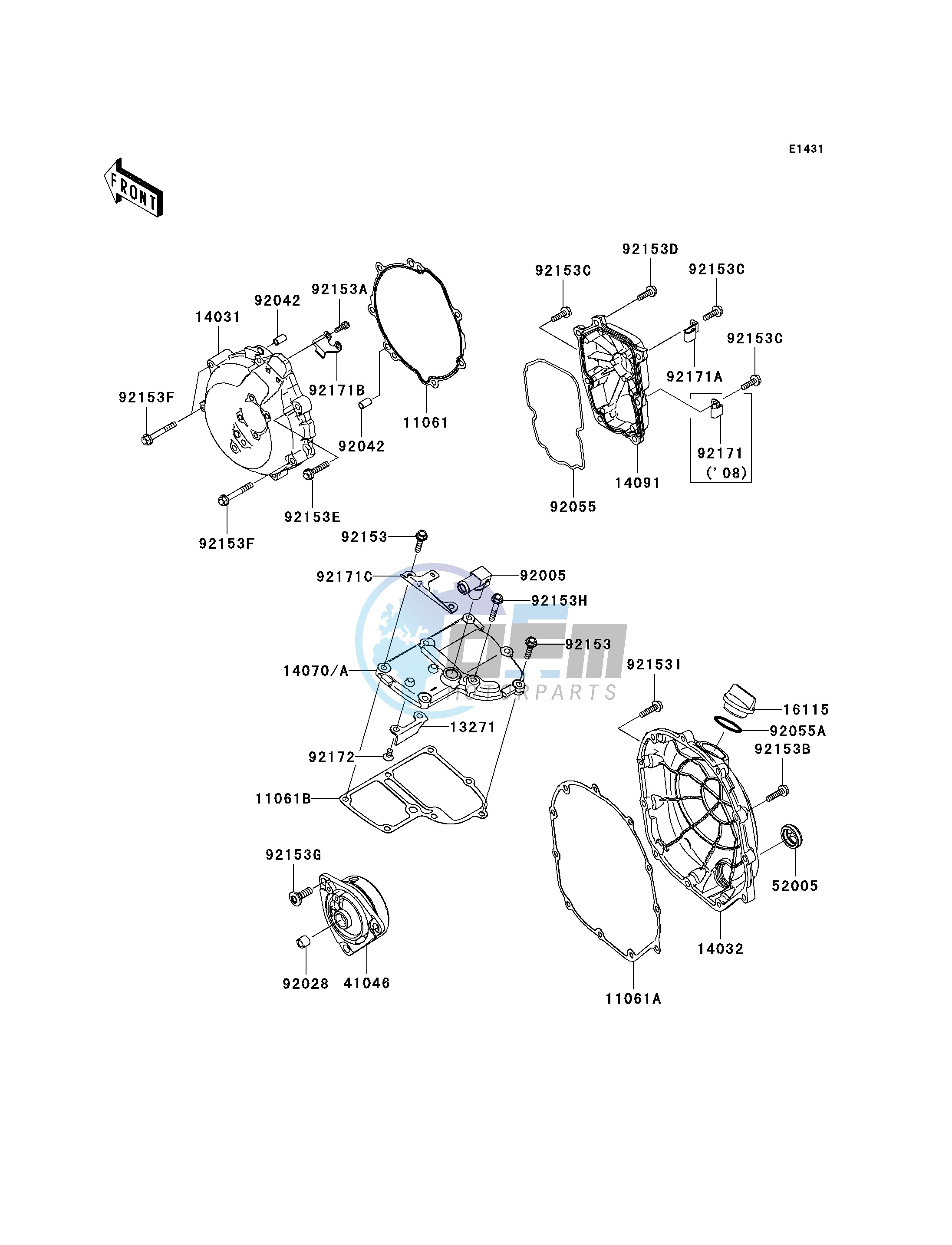 ENGINE COVER-- S- -