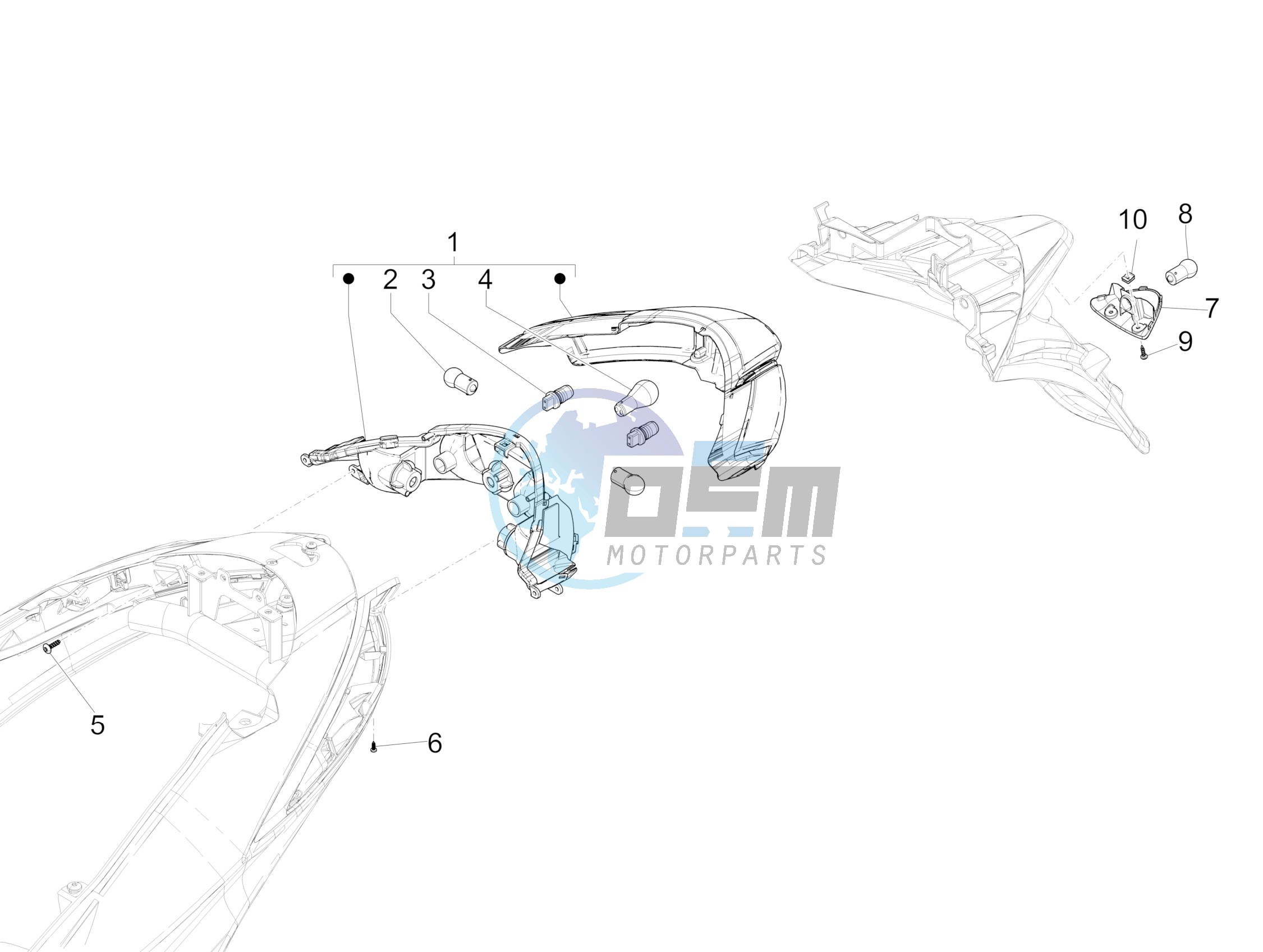 Rear headlamps - Turn signal lamps