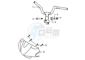 VIVACITY - 50 cc drawing STEERING HANDLE