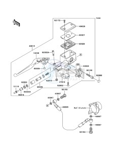 VN1600 CLASSIC TOURER VN1600D6F GB XX (EU ME A(FRICA) drawing Clutch Master Cylinder