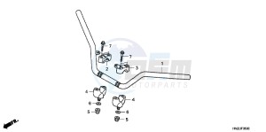 TRX500FPAC drawing HANDLE PIPE