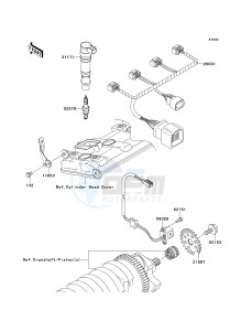 ZX 1000 C [NINJA ZX-10R] (C2) C2 drawing IGNITION SYSTEM