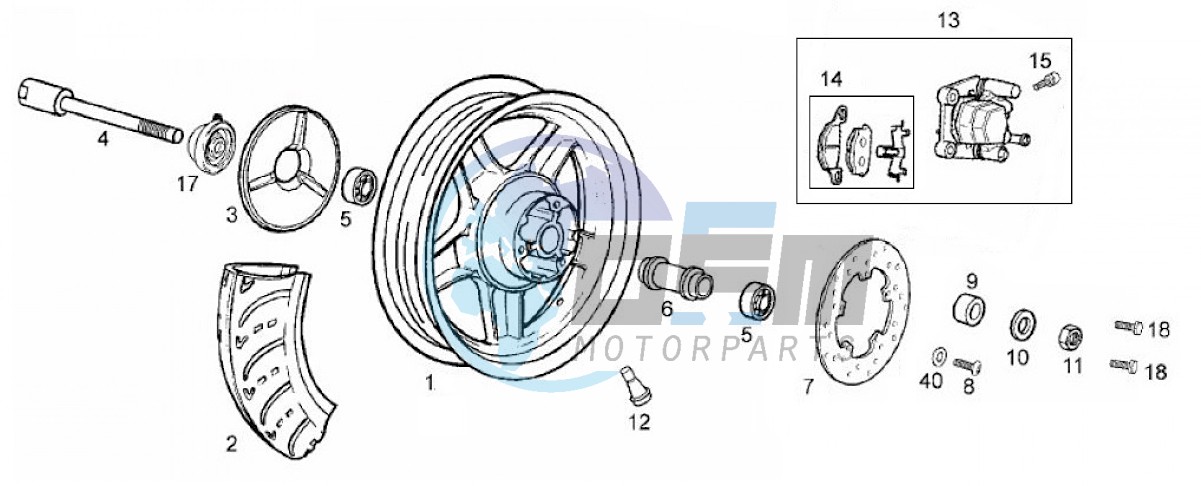 Front wheel (Positions)