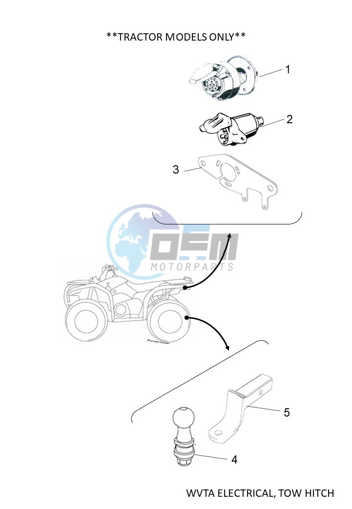 WVTA ELECTRICAL, TOW HITCH