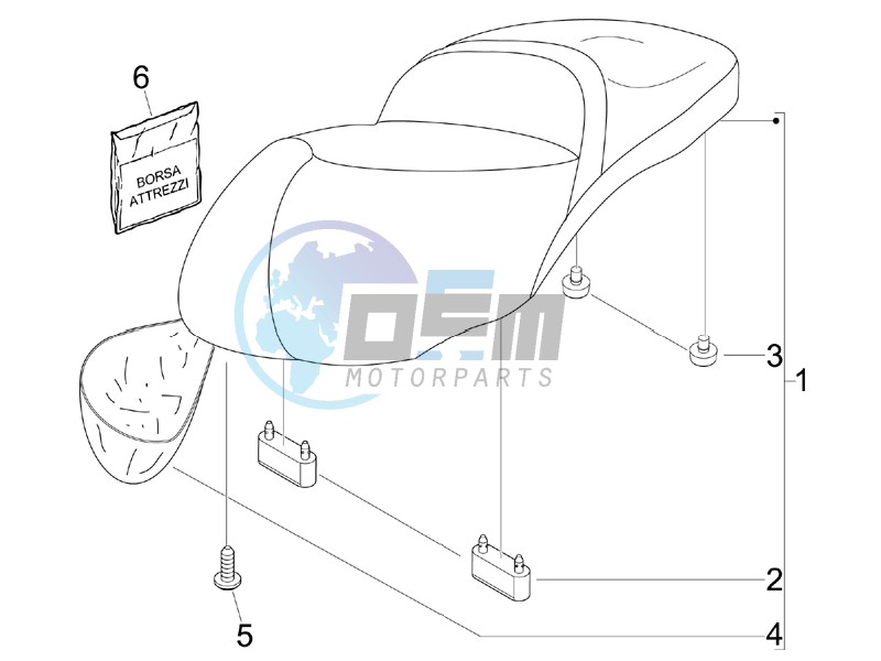 Saddle seats - Tool roll