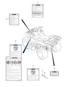 LT-A500XP Z drawing LABEL (LT-A500XPZL2 P17)