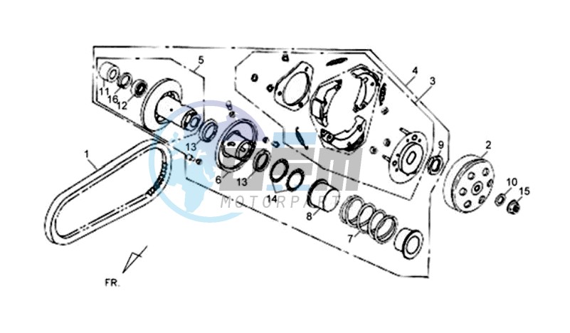 DRIVE PULLEY / V-BELT