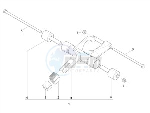 TYPHOON 50 2T EURO 4 (EMEA-APAC) drawing Swinging arm