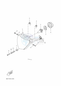 MT-125 ABS MT125-A (BR37) drawing HEADLIGHT