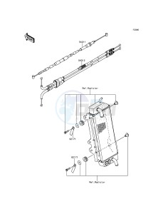 KX250F KX250ZFF EU drawing Cables