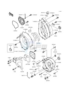 ZX 750 J [NINJA ZX-7] (J1-J2) [NINJA ZX-7] drawing ENGINE COVER