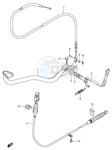 LT-A500F (P24) drawing REAR BRAKE