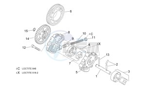 RSV 2 1000 SP drawing Oil pump