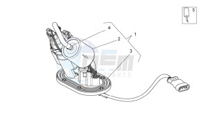 V7 Racer 750 drawing Fuel pump