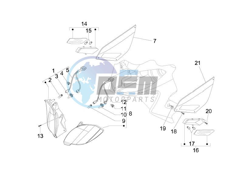 Head lamp - Turn signal lamps