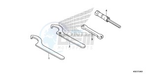 CRF150RBD CRF150RB Europe Direct - (ED) drawing TOOLS