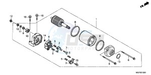 CBR1000RRC drawing STARTER MOTOR