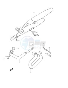 VZ800 (E3-E28) MARAUDER drawing MUFFLER