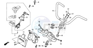 CA125 REBEL drawing HANDLE PIPE/TOP BRIDGE