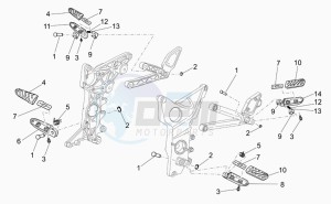 Griso V 850 IE IE drawing Foot rests I