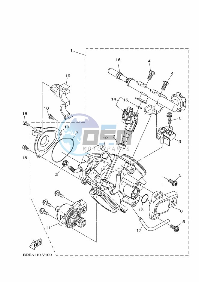 THROTTLE BODY ASSY 1