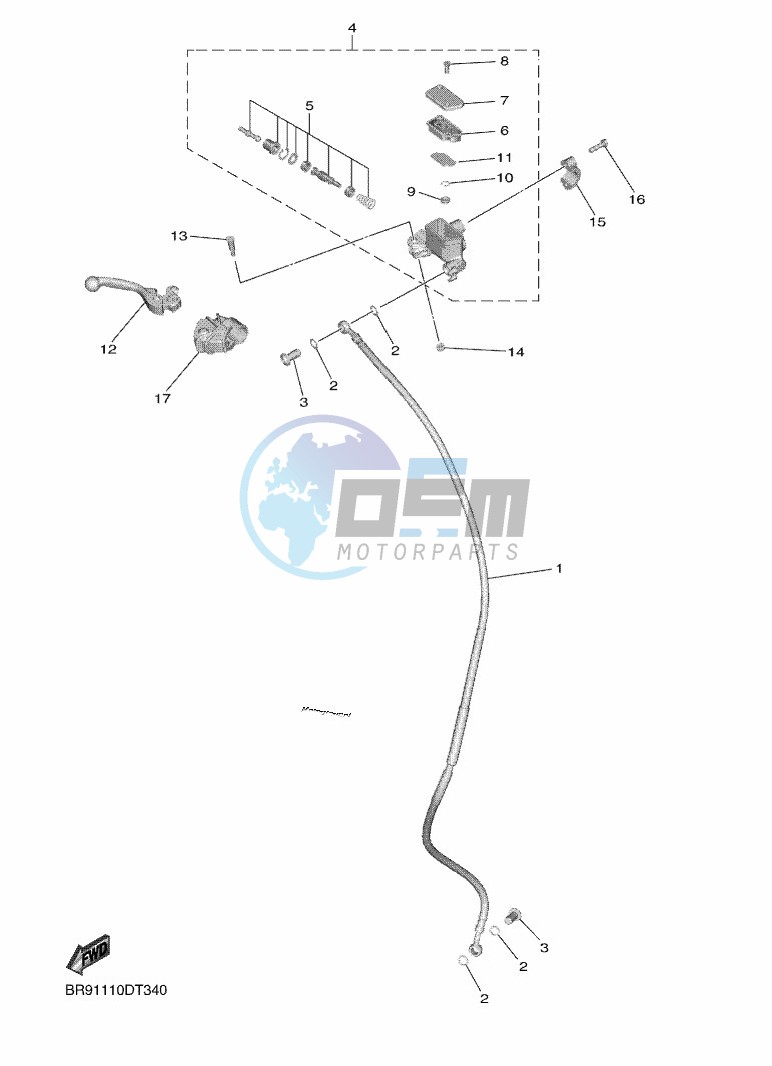 FRONT MASTER CYLINDER