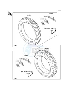 VN1600 CLASSIC VN1600A6F GB XX (EU ME A(FRICA) drawing Tires