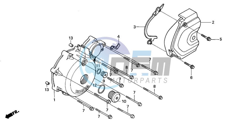 LEFT CRANKCASE COVER