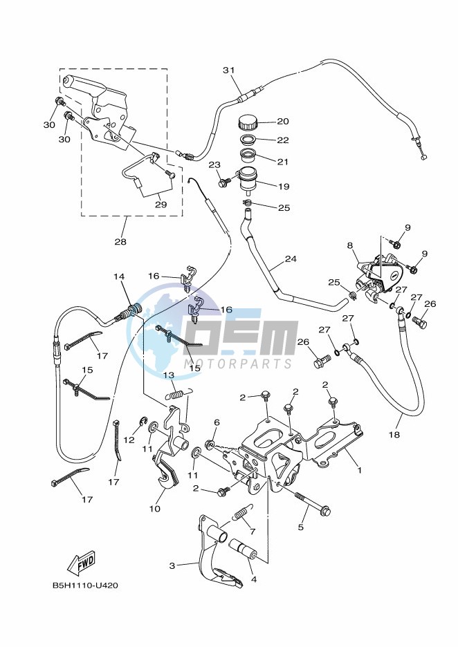 PEDAL WIRE