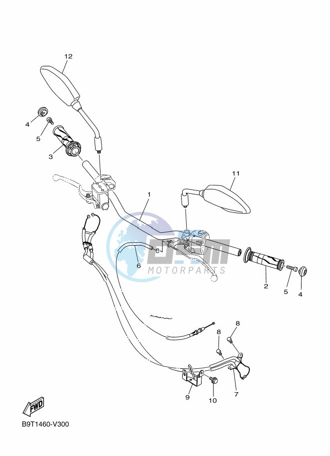 STEERING HANDLE & CABLE