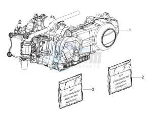 S 150 4T drawing Engine assembly