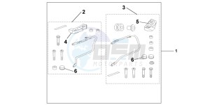 CBF600SA drawing PANNIER STAY KIT