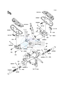 VN900_CLASSIC VN900B6F GB XX (EU ME A(FRICA) drawing Footrests